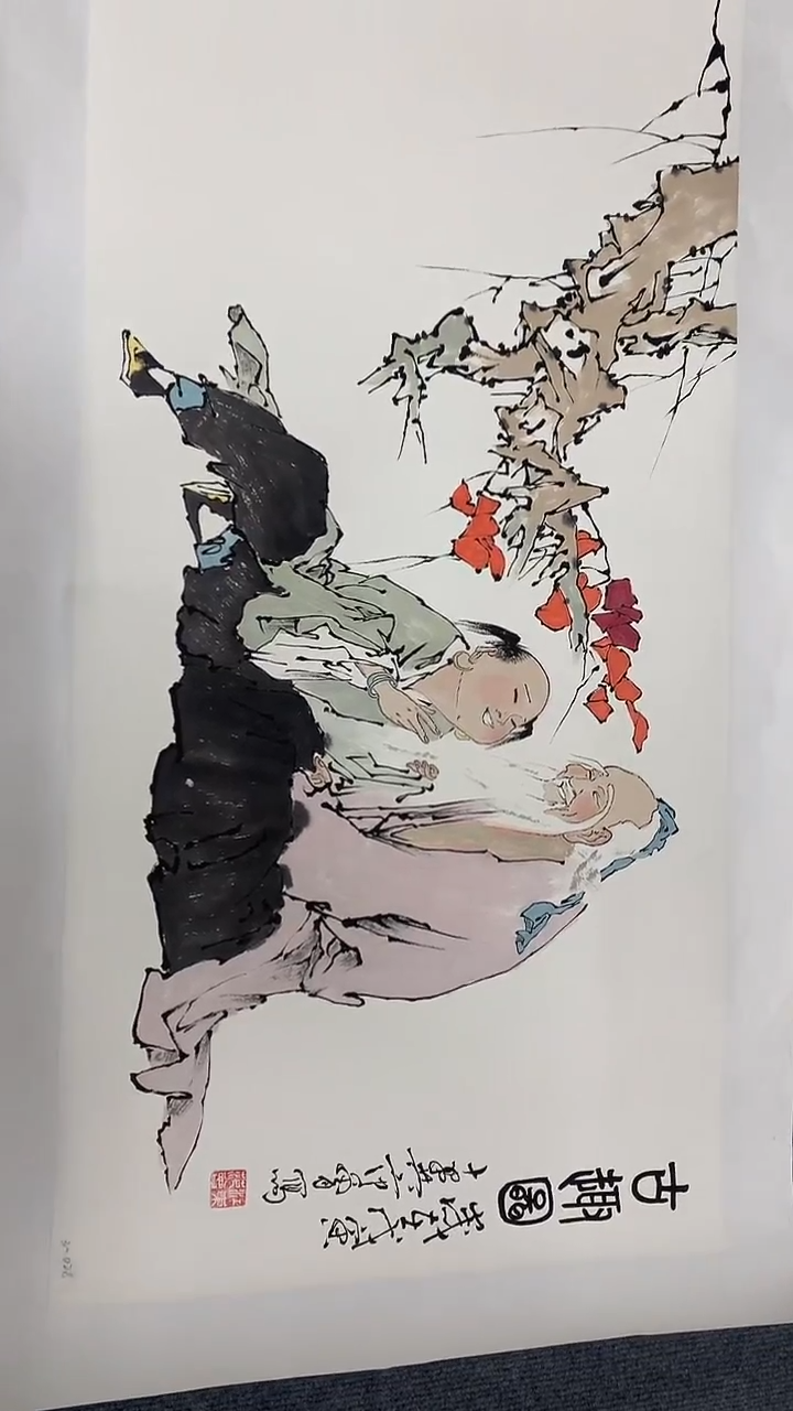 横款精品三尺人物，