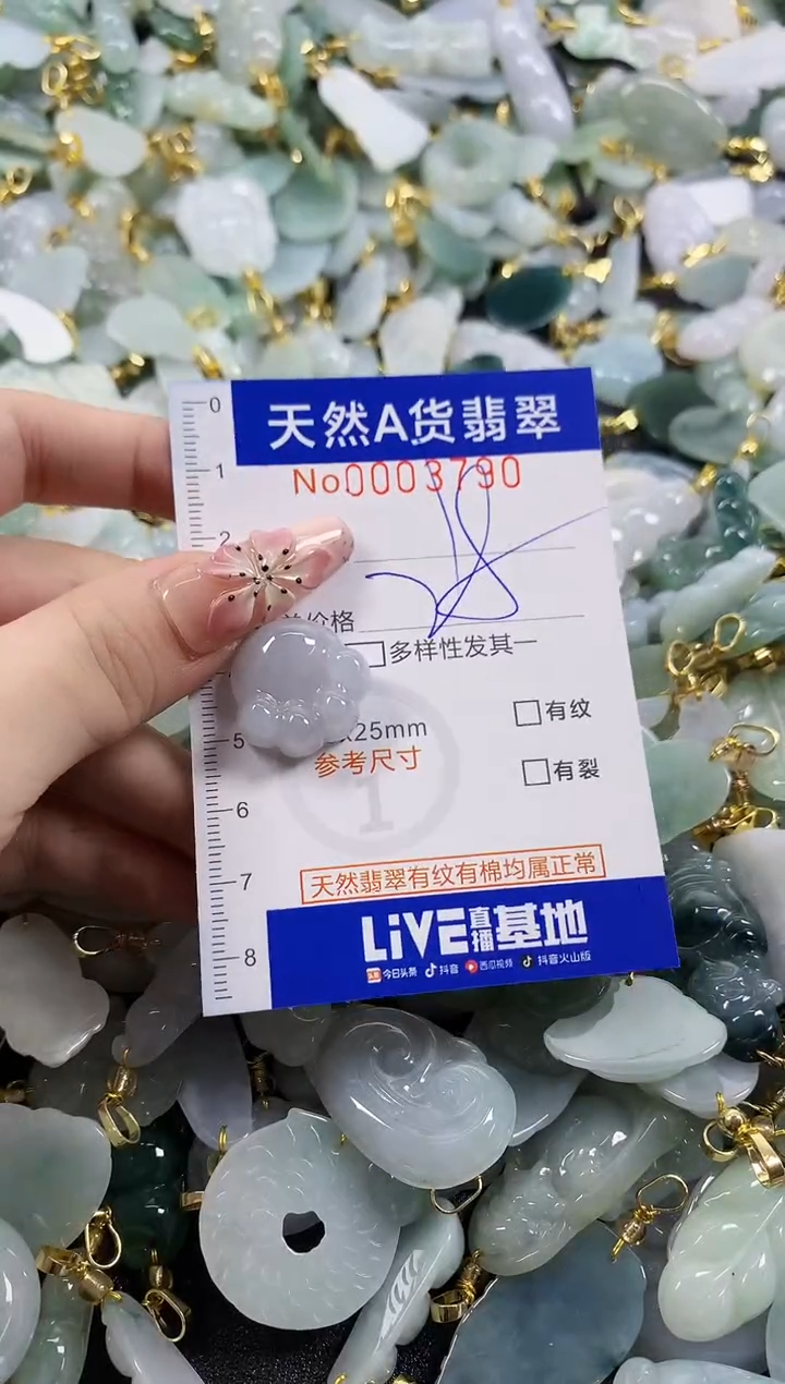 颈饰未镶嵌翡翠D****I天然A货翡翠