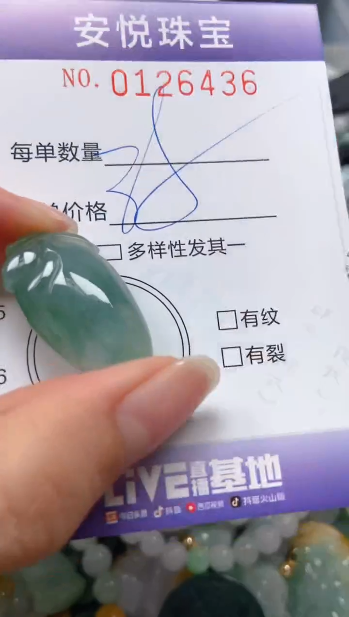 【闪购商品】翡翠颈饰未镶嵌闪购0126436
