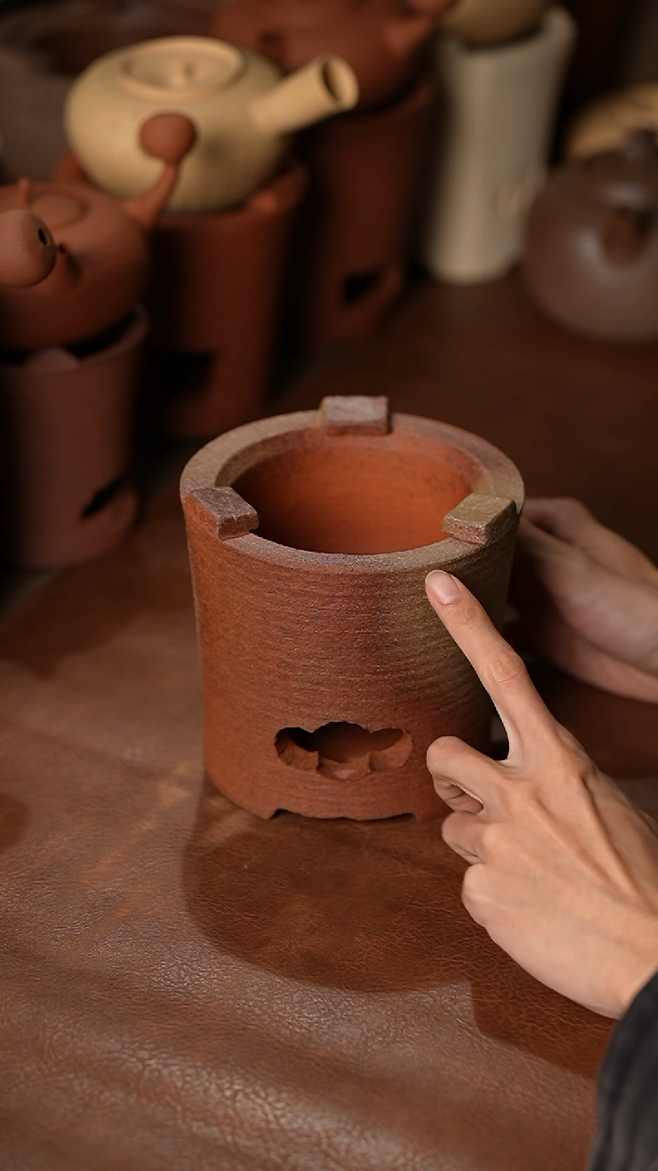 011窑变落灰炭炉