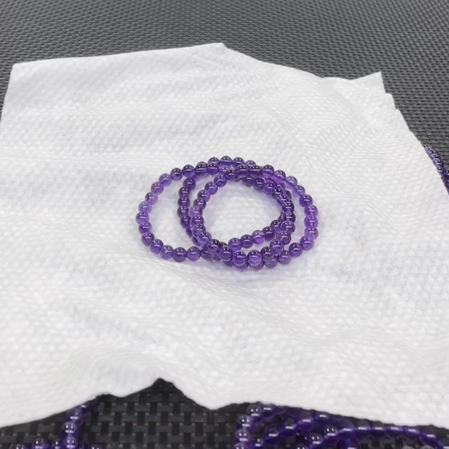 【老郑家】紫水晶多圈手串 约6+mm (多样性发1件) 