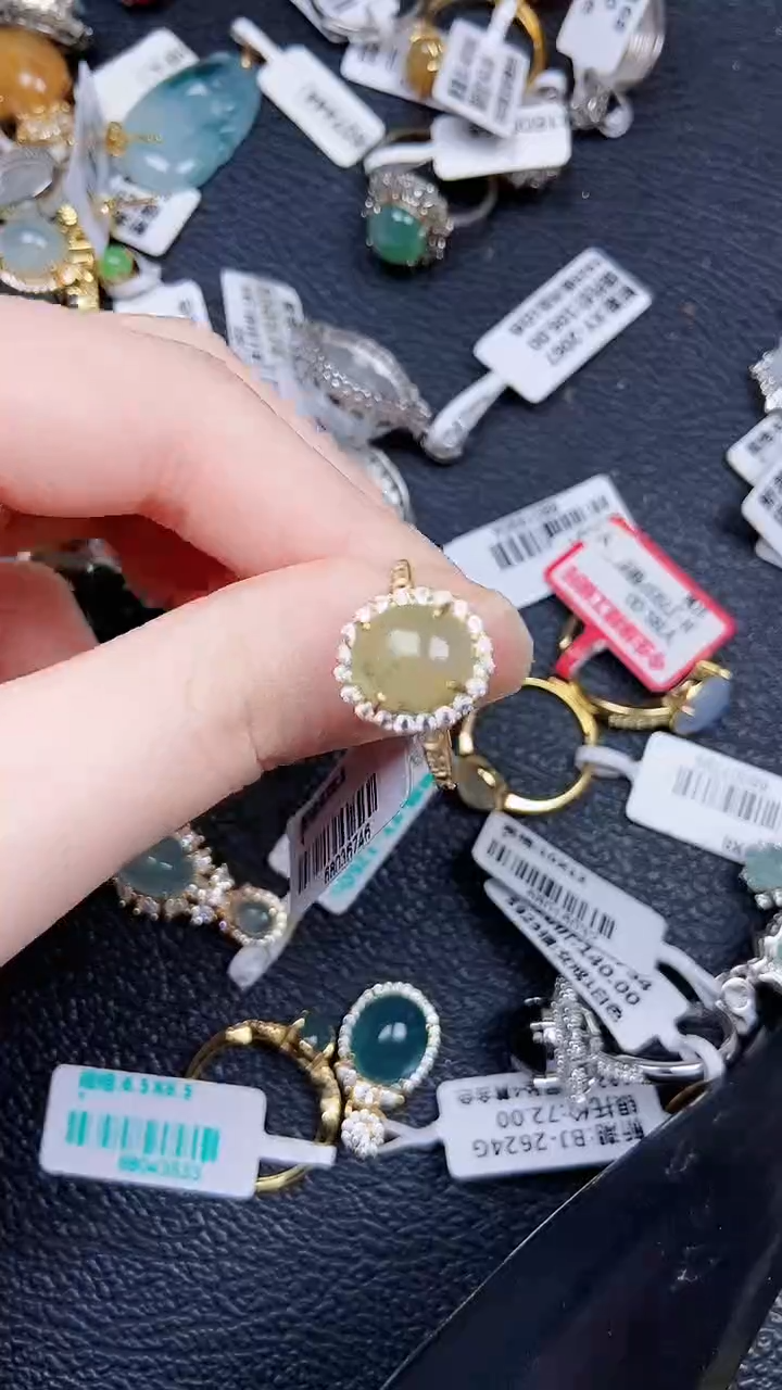 颈饰银S925镶嵌翡翠1759