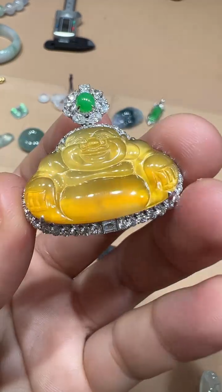 【闪购商品】定制翡翠未镶嵌佛公