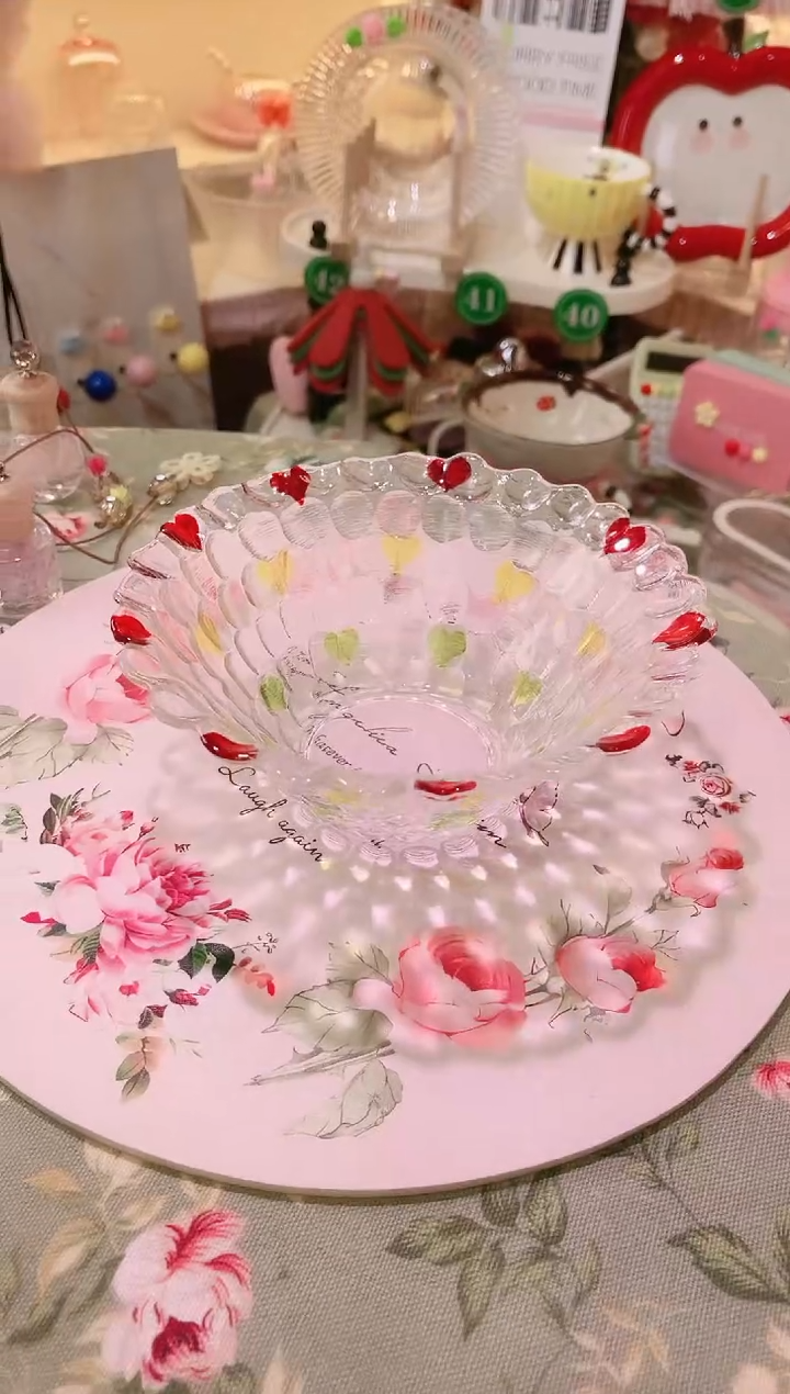 【闪购商品】摆件爱心沙拉碗品质好，发货快，放心拍
