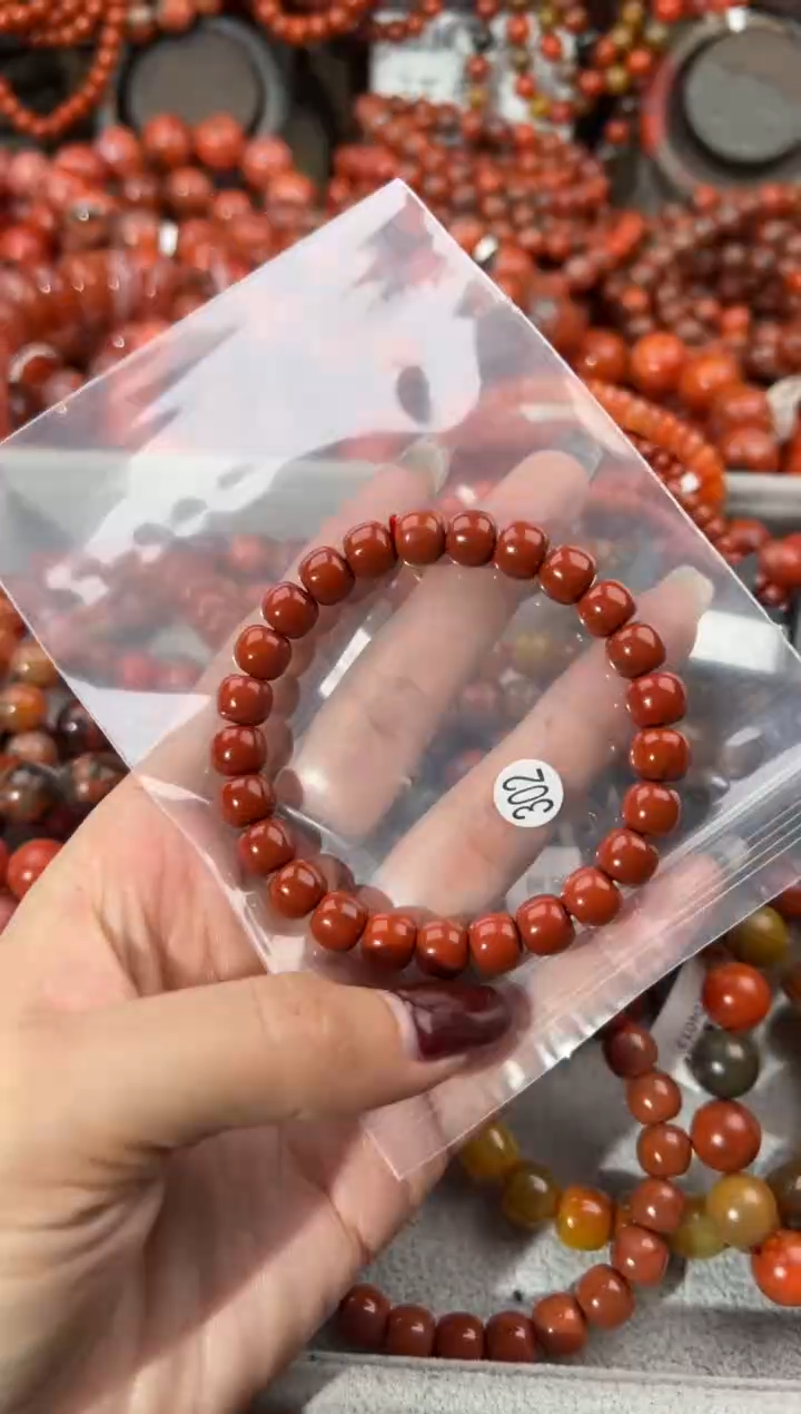 未镶嵌手串南红玛瑙8+