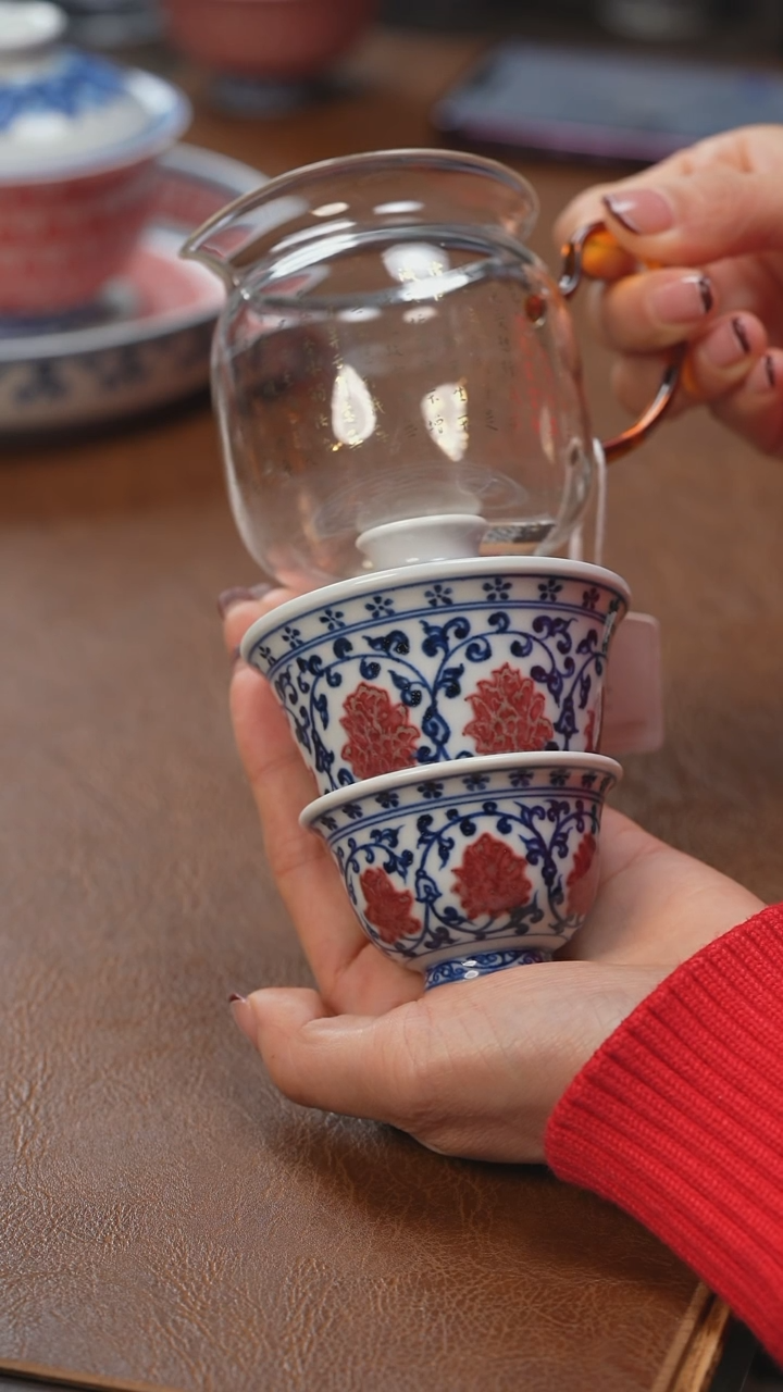 【闪购商品】两件套釉里红两件套