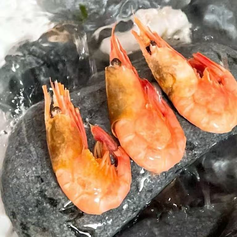【福利】北极甜虾25年海藻头70-90规格头籽不美观不影响吃