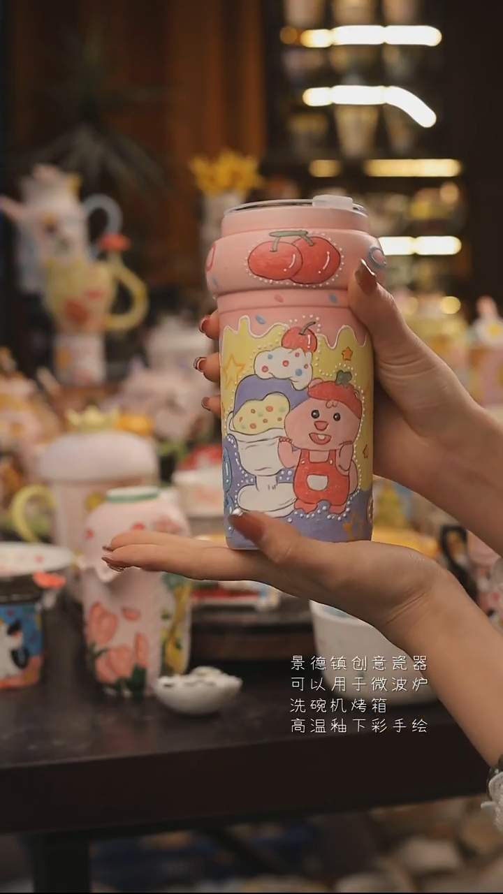 景德镇釉下彩绘设计师款式陶瓷