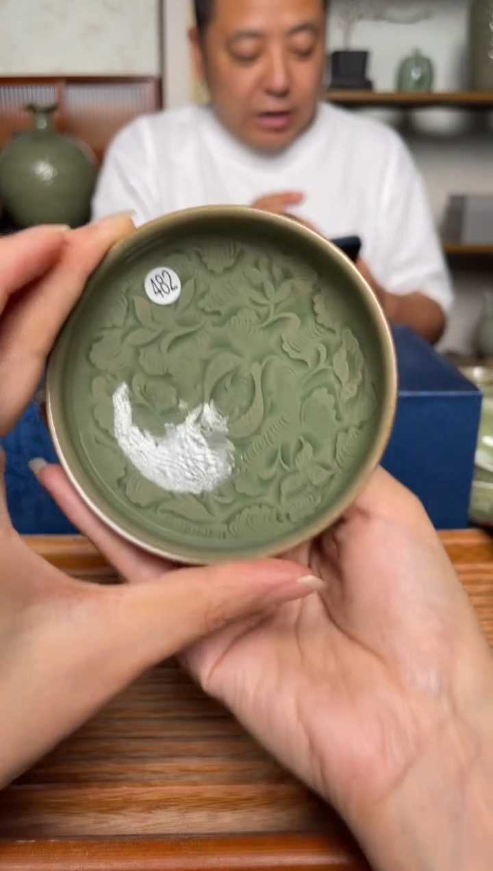 其他482王晓娜纯手工水波游鱼纹普洱杯