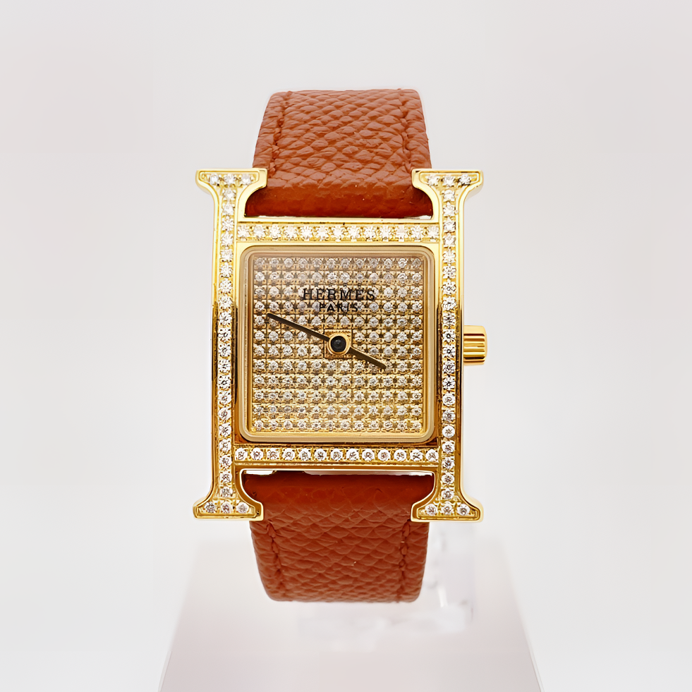 99新 Hermes/爱马仕 石英腕表后钻 21mm/公价85999/jm3480