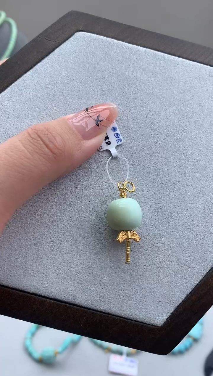 【闪购商品】绿松石未镶嵌单珠A175