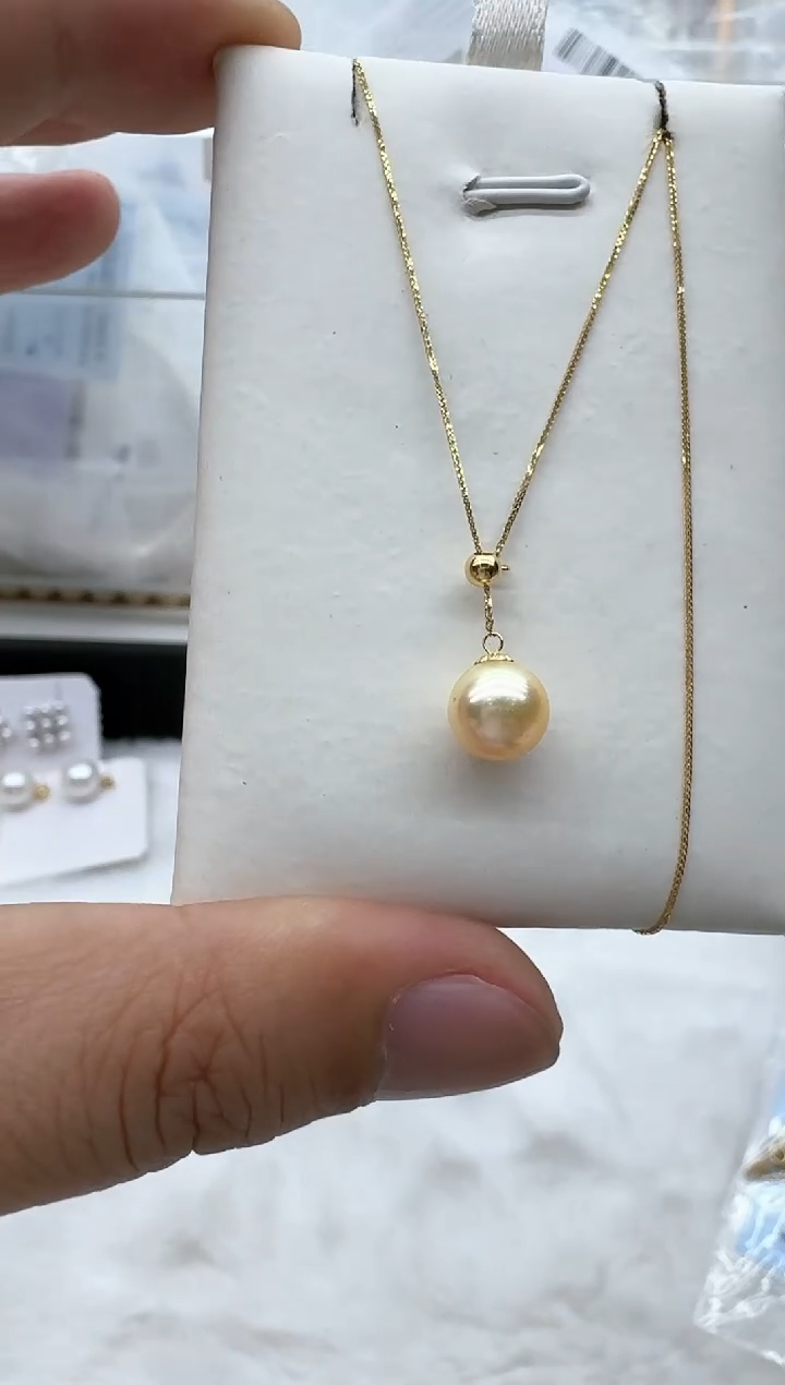 【闪购商品】海水珍珠颈饰18K金镶嵌清货