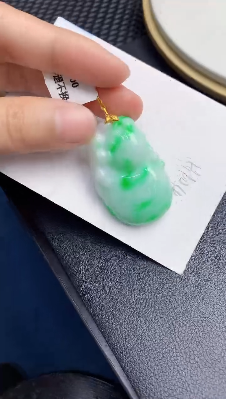 【闪购商品】翡翠颈饰18K金镶嵌000000000