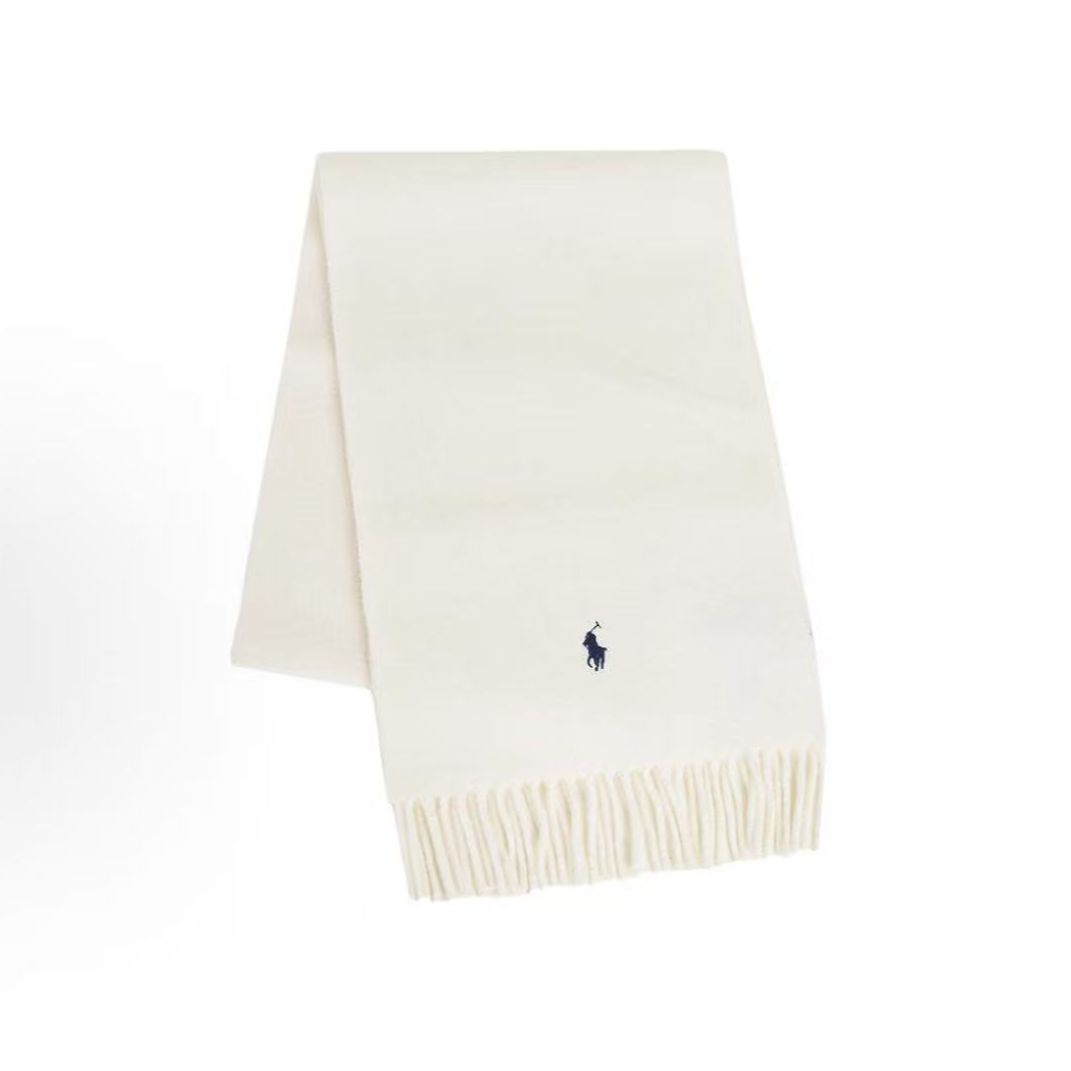 POLO RALPH LAUREN拉夫劳伦 马术骑士图案绒线保暖围巾WC0710 107