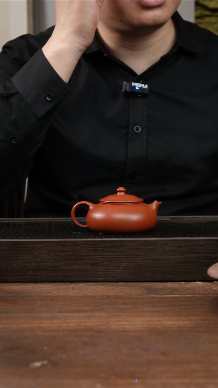 茶杯紫砂朱泥小寒江     130CC   