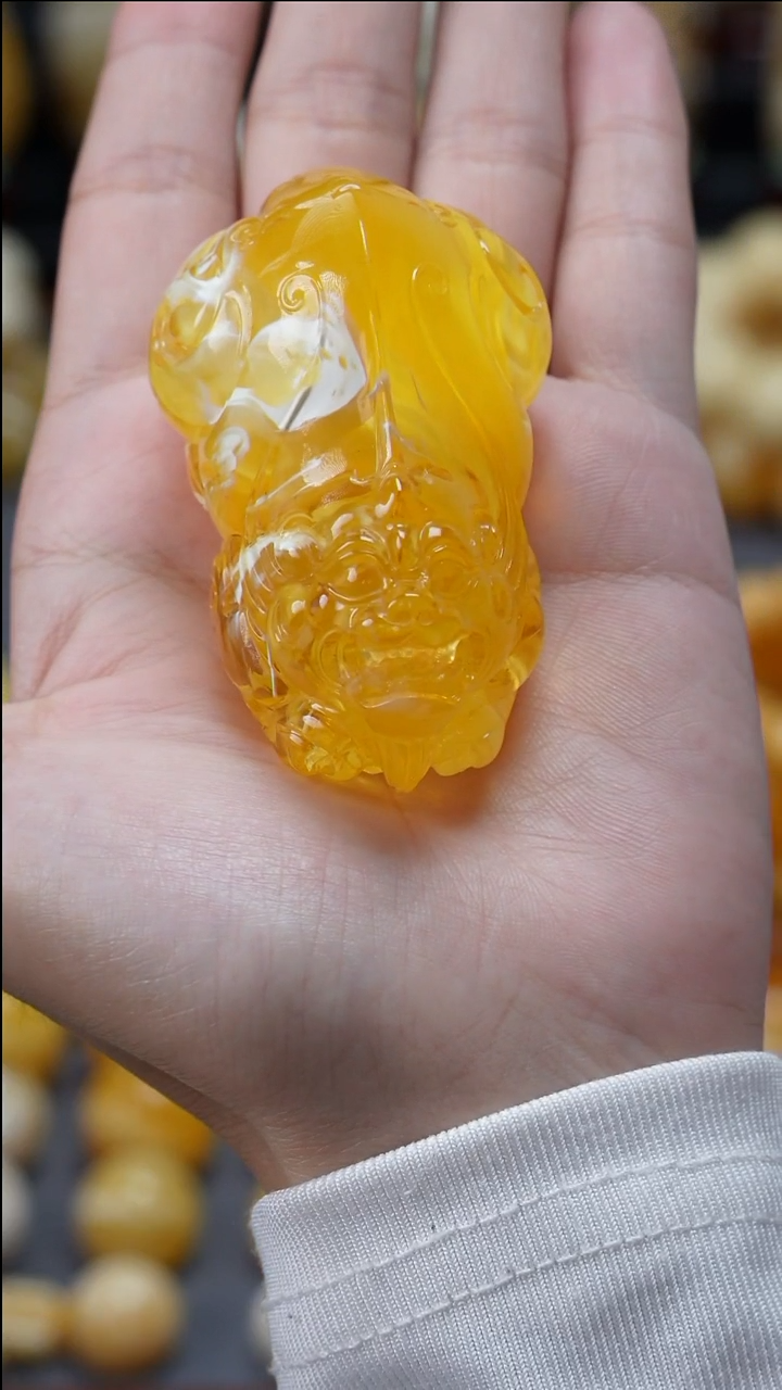 手链琥珀未镶嵌原矿天然琥珀蜜蜡