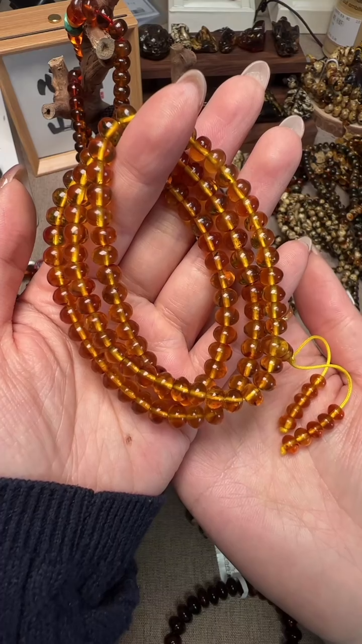 【闪购商品】琥珀手链未镶嵌抚顺琥珀
