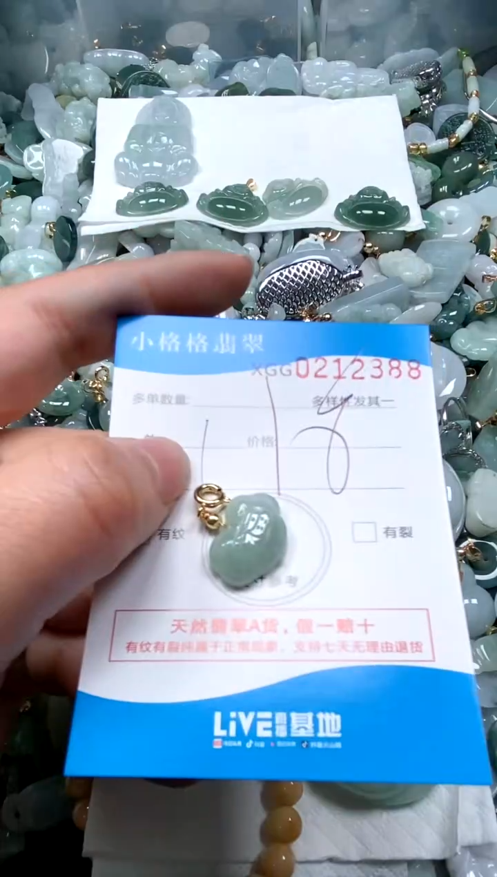 【闪购商品】翡翠颈饰未镶嵌闪购商品0212388