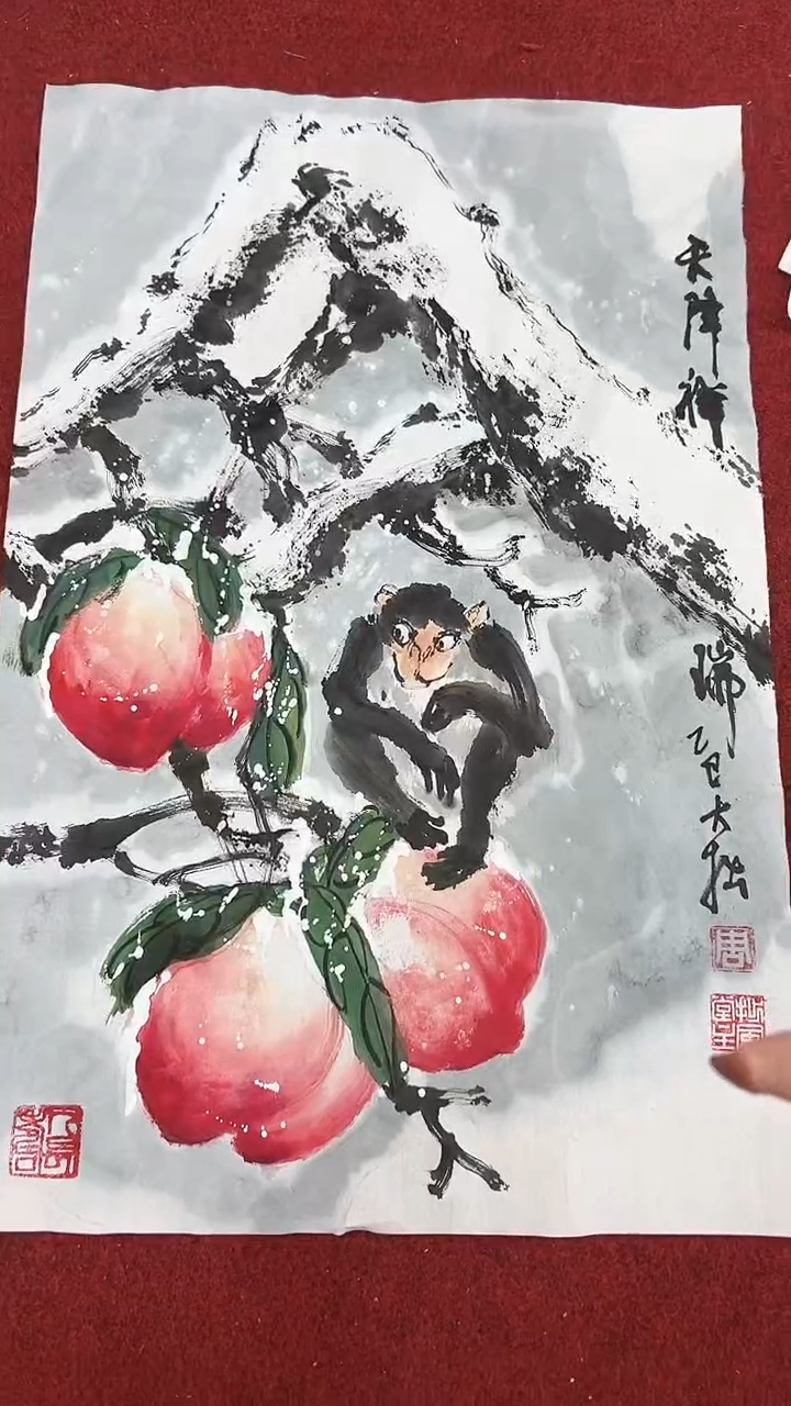国画周大拙/国画/花鸟