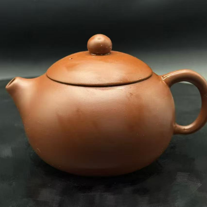 紫砂大红袍朱泥西施壶（微瑕）