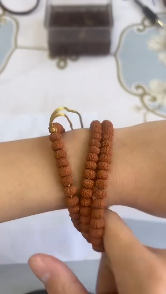 【闪购商品】金刚菩提手串665红皮六瓣老树王小金刚6-8+钢丝刷