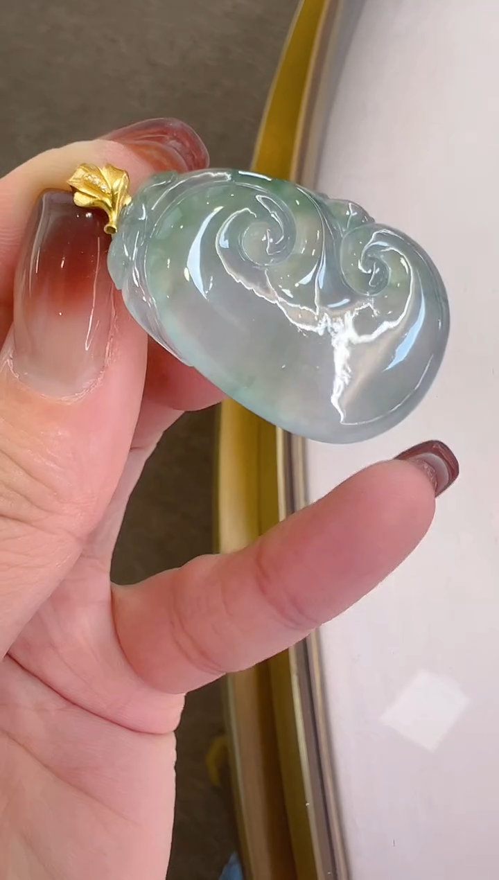 【闪购商品】翡翠吊坠(不含链)18K金镶嵌多样性团购发一件