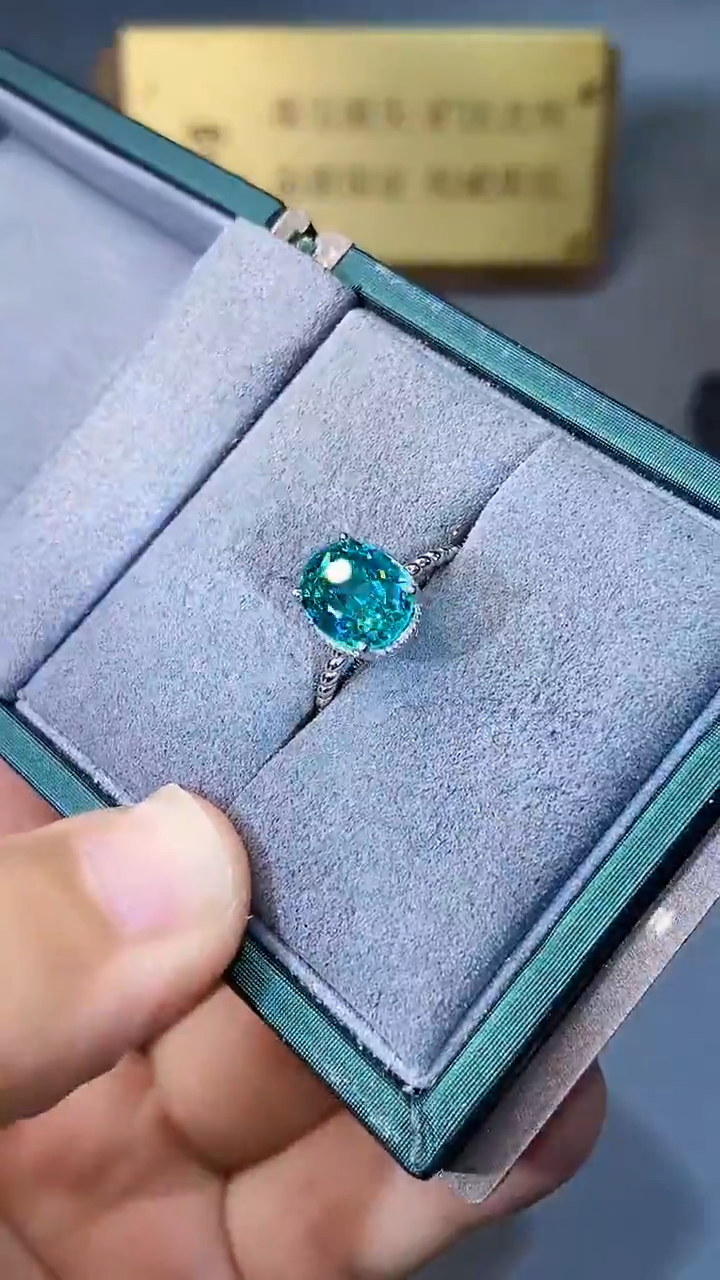 【闪购商品】托帕石戒指银S925镶嵌354