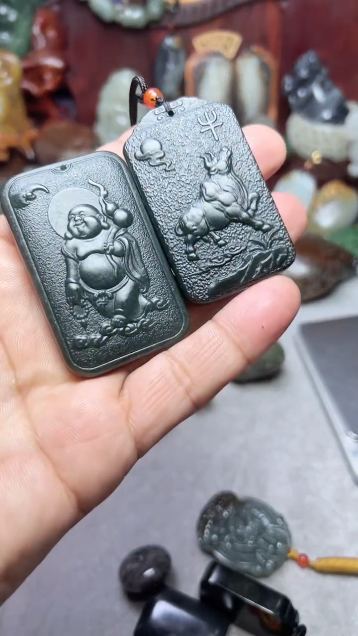 【闪购商品】和田玉挂件未镶嵌2