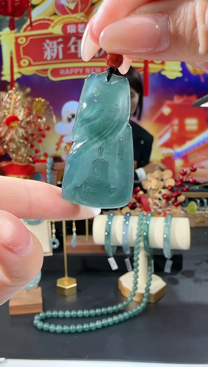 【闪购商品】翡翠吊坠(不含链)未镶嵌悟道多样性发一