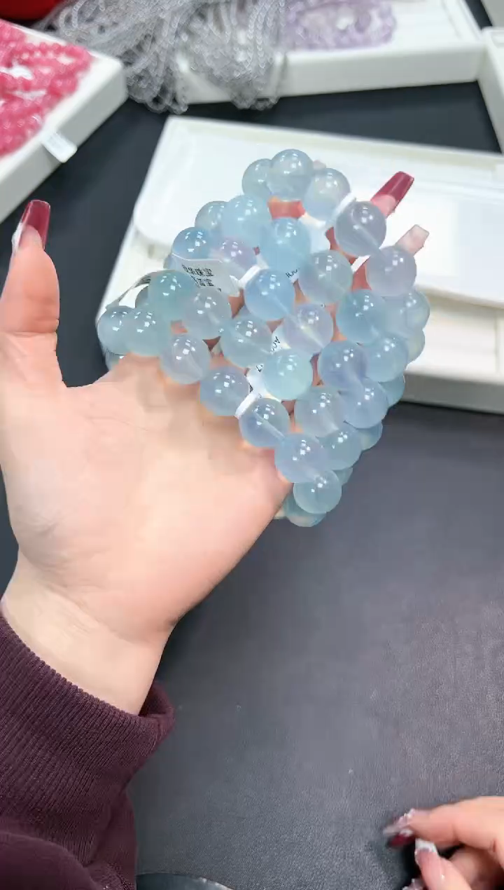 【闪购商品】水晶手串未镶嵌78C多样性发其一/1条16mm默认微瑕