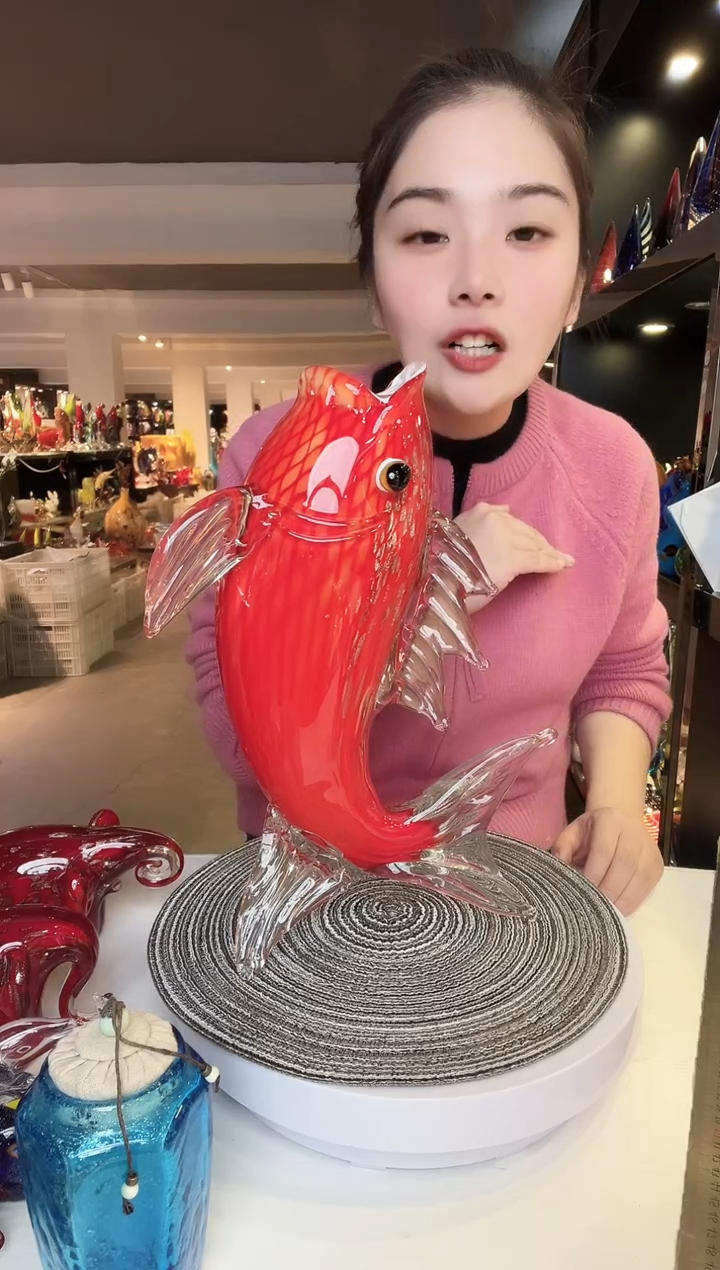 【闪购商品】茶盏琉璃摆件家居摆件