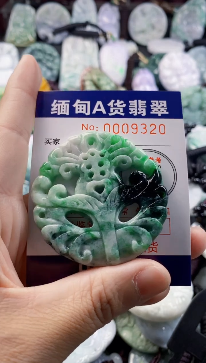 翡翠未镶嵌吊坠(不含链)1