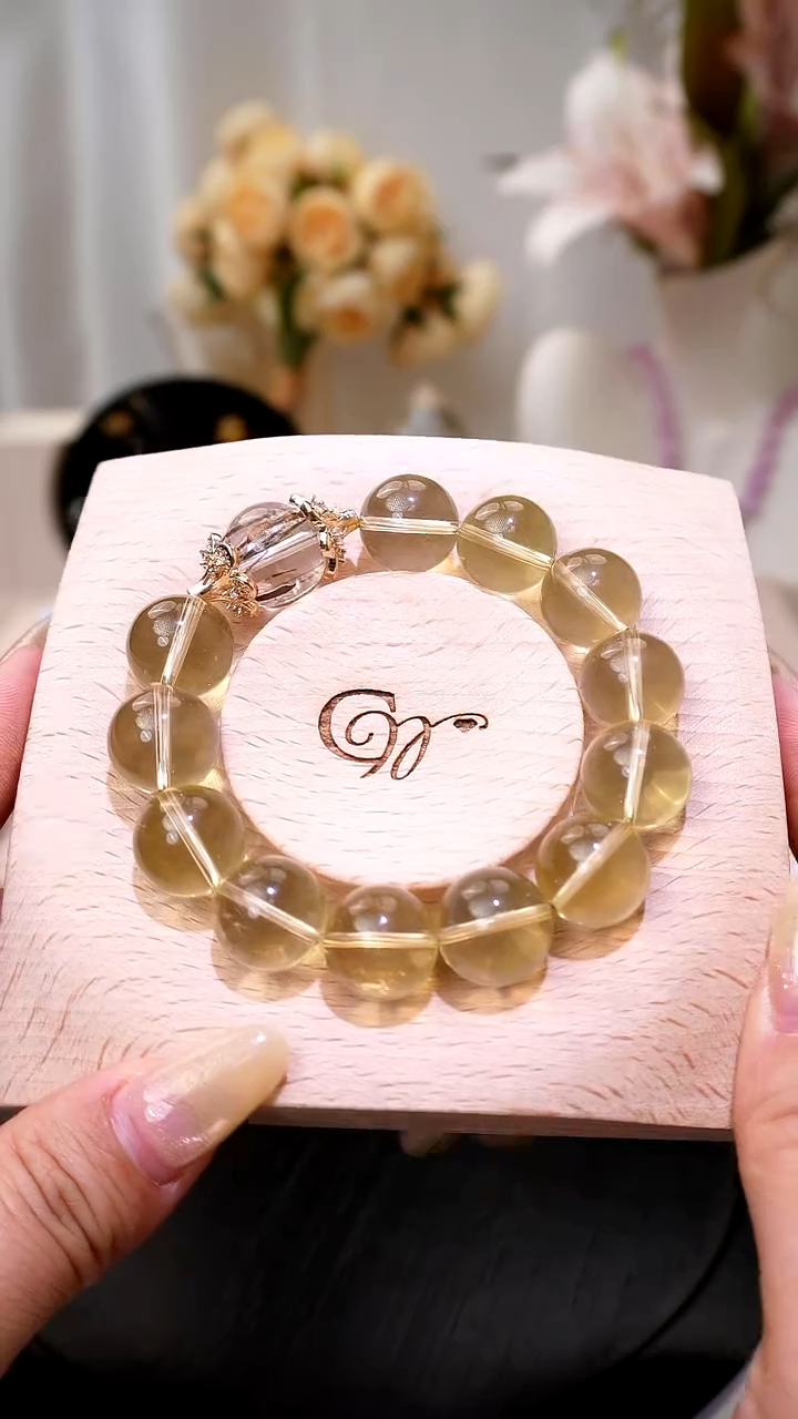 未镶嵌手串水晶黄水晶手串