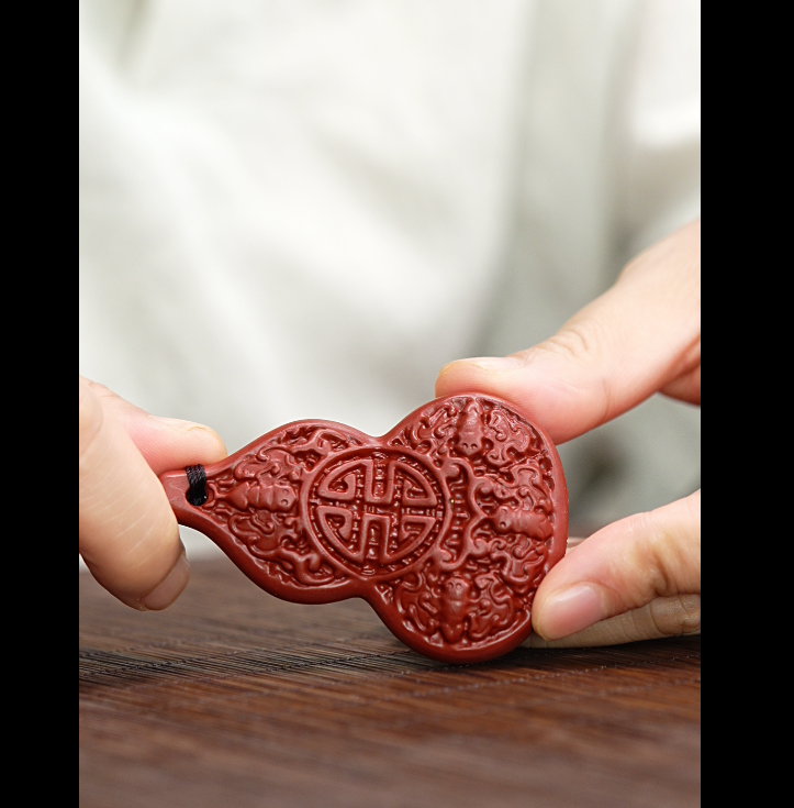 宜兴原矿高端紫砂茶宠摆件---手把件葫芦