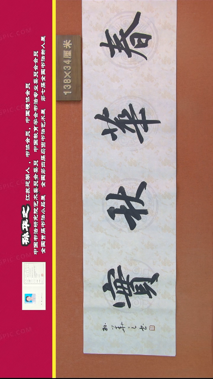 【闪购商品】书法95孙华之书法作品