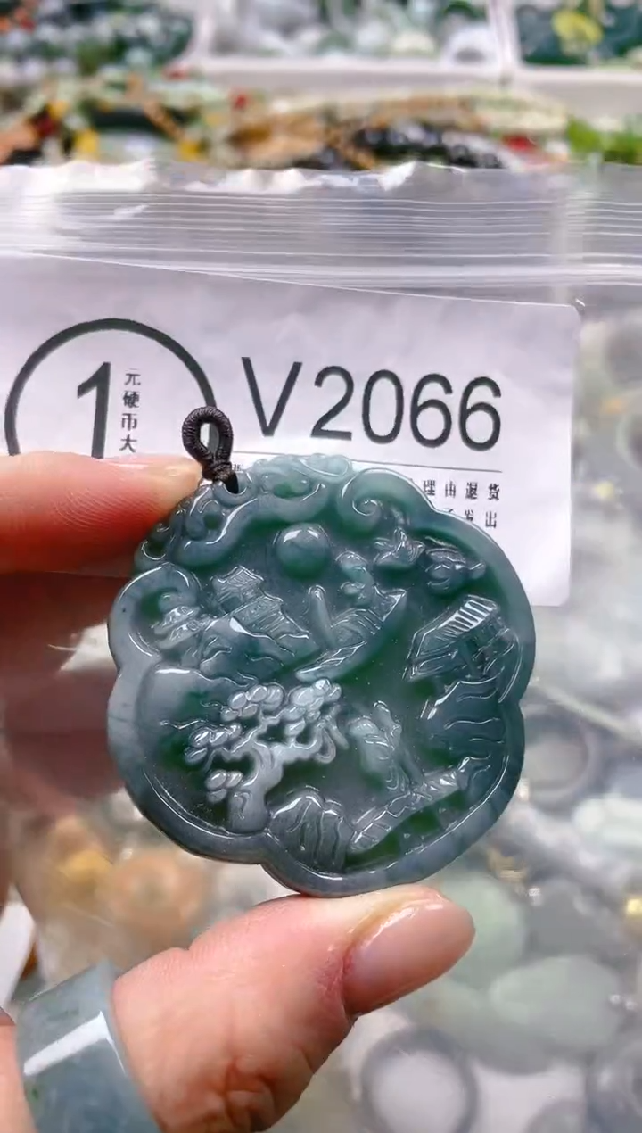 【闪购商品】翡翠颈饰未镶嵌/V/翡翠A货一图一物