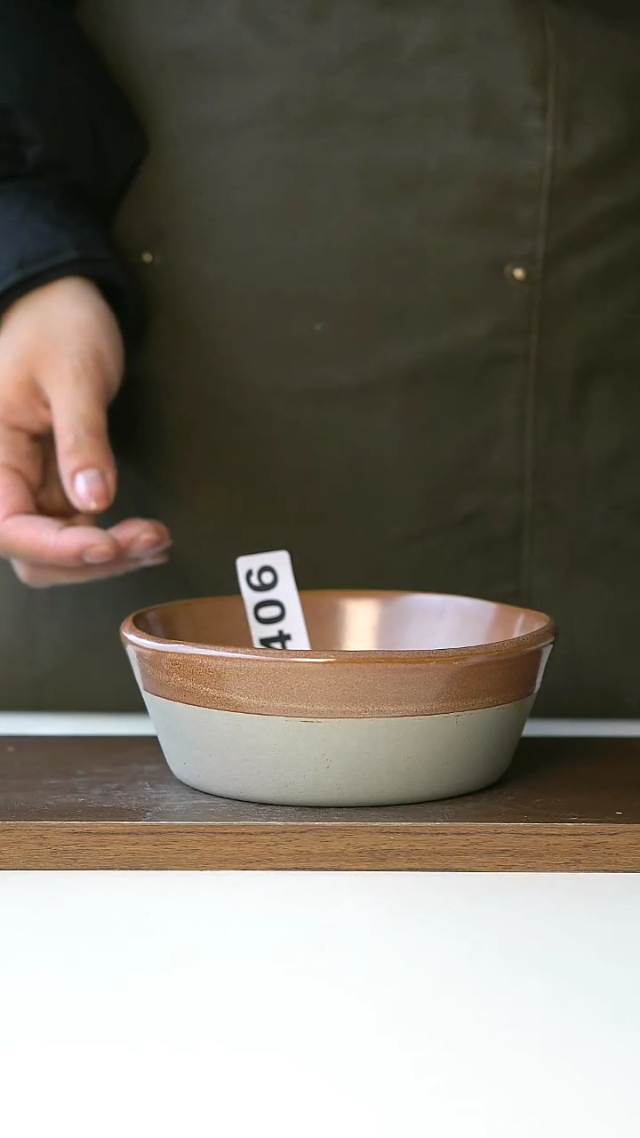 【闪购商品】陶瓷406粗陶碗14.5cm瑕疵@4-2@
