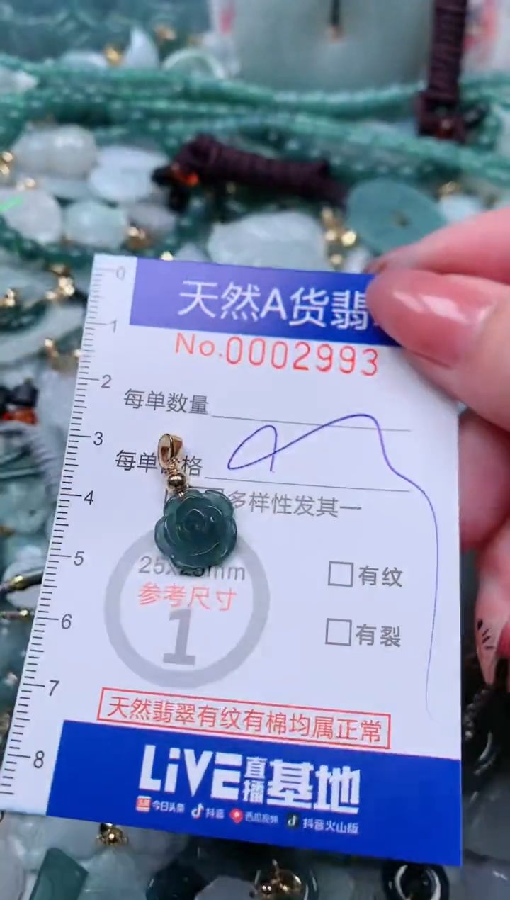 【闪购商品】翡翠颈饰未镶嵌00002993