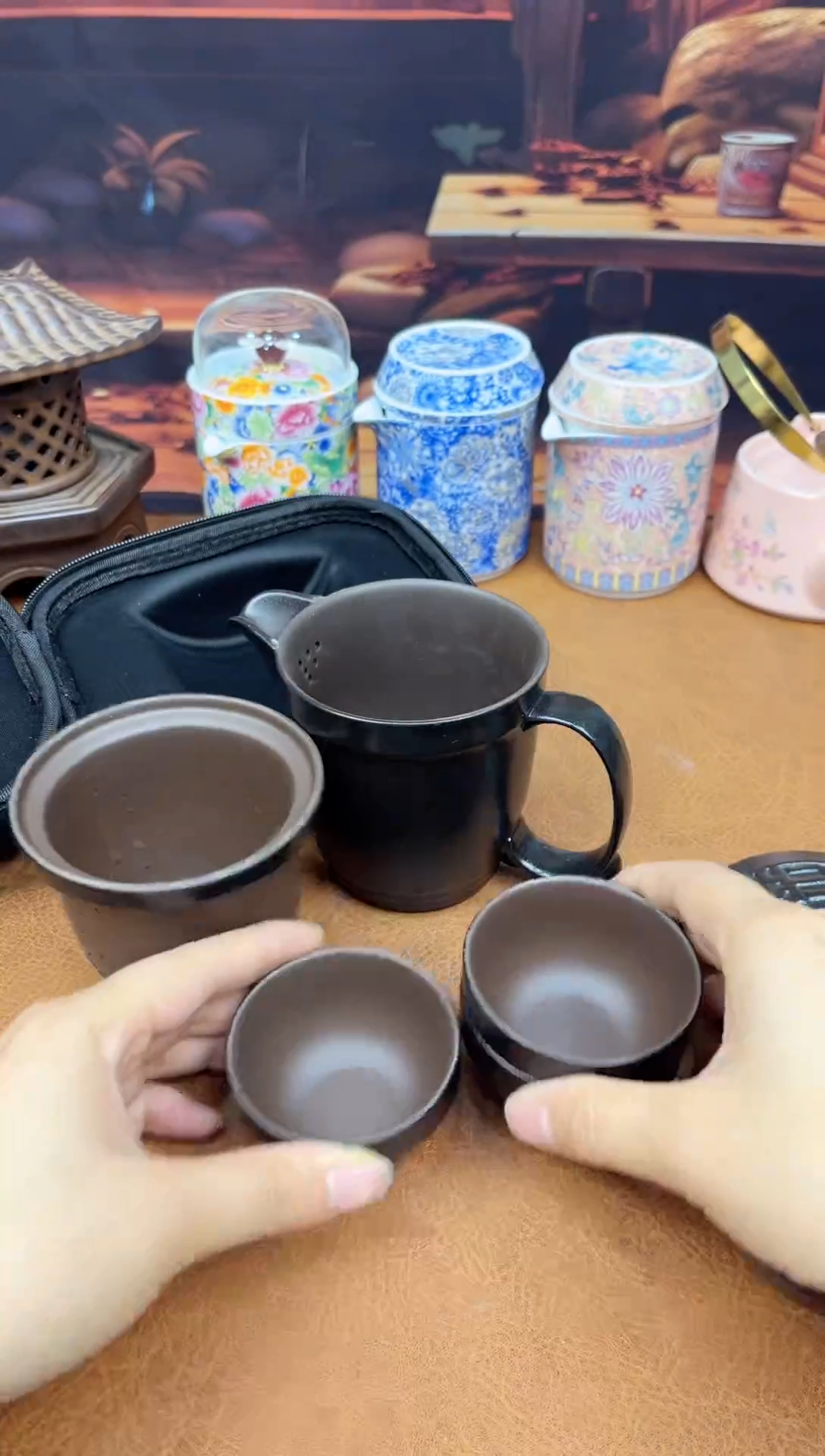 【闪购商品】陶瓷茶具摆件茶叶罐