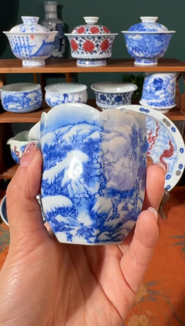 【闪购商品】杯云山片玉雪景公道杯