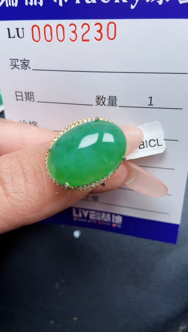 【闪购商品】翡翠颈饰银S925镶嵌3230