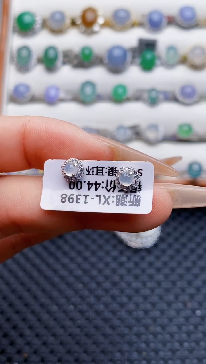 银S925镶嵌戒指翡翠1506
