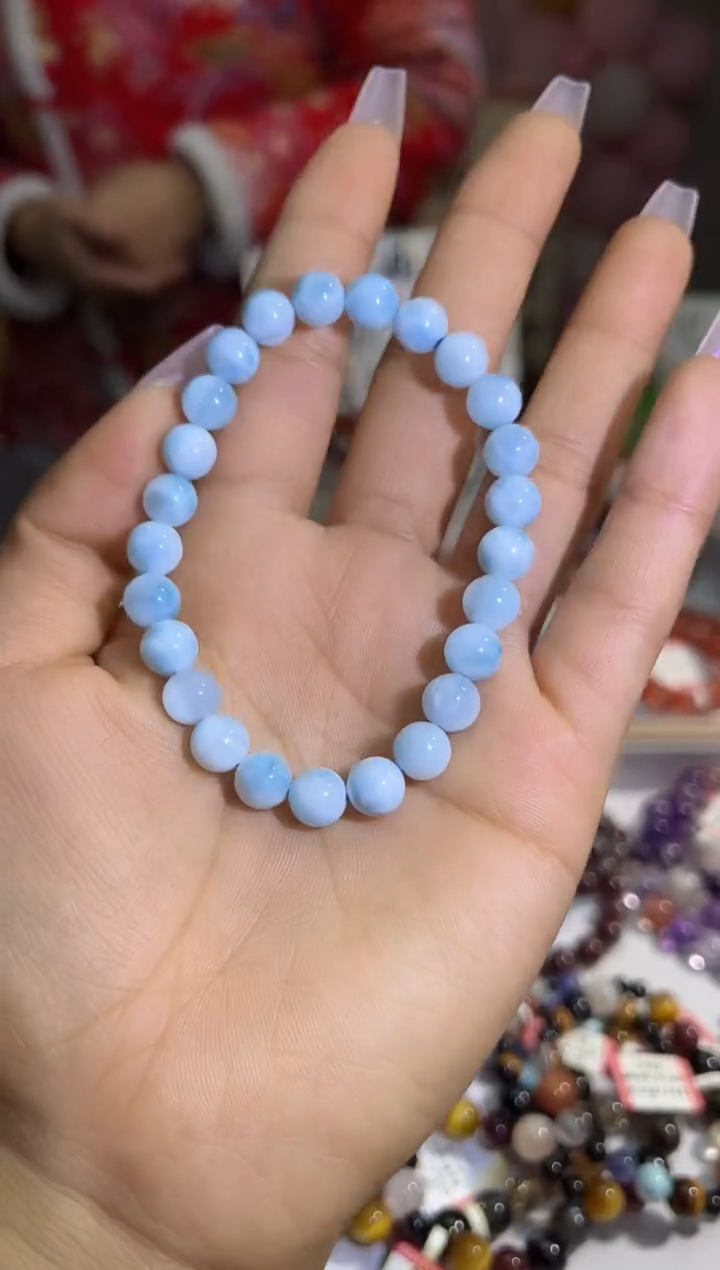 【闪购商品】针钠钙石（海纹石）手链未镶嵌64多样性发其一/7+