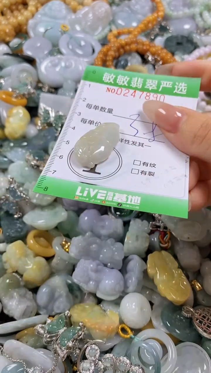 翡翠未镶嵌颈饰闪购0247890