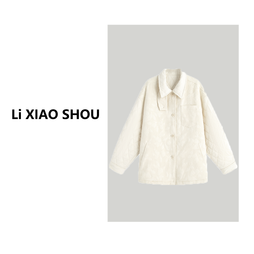 【李小瘦大码女装】秋冬新款气质百搭休闲简短款复古大气棉服女913