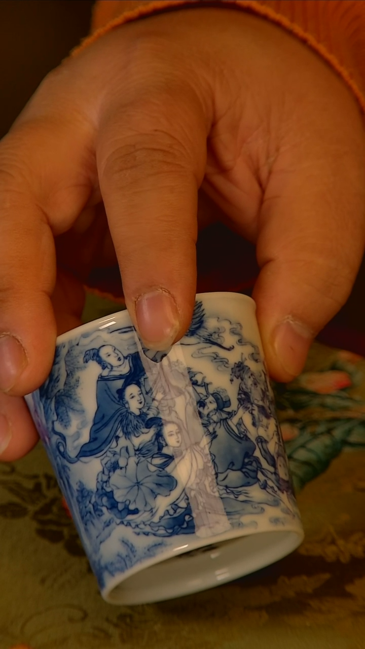 杯手工手绘杯杯很美丽