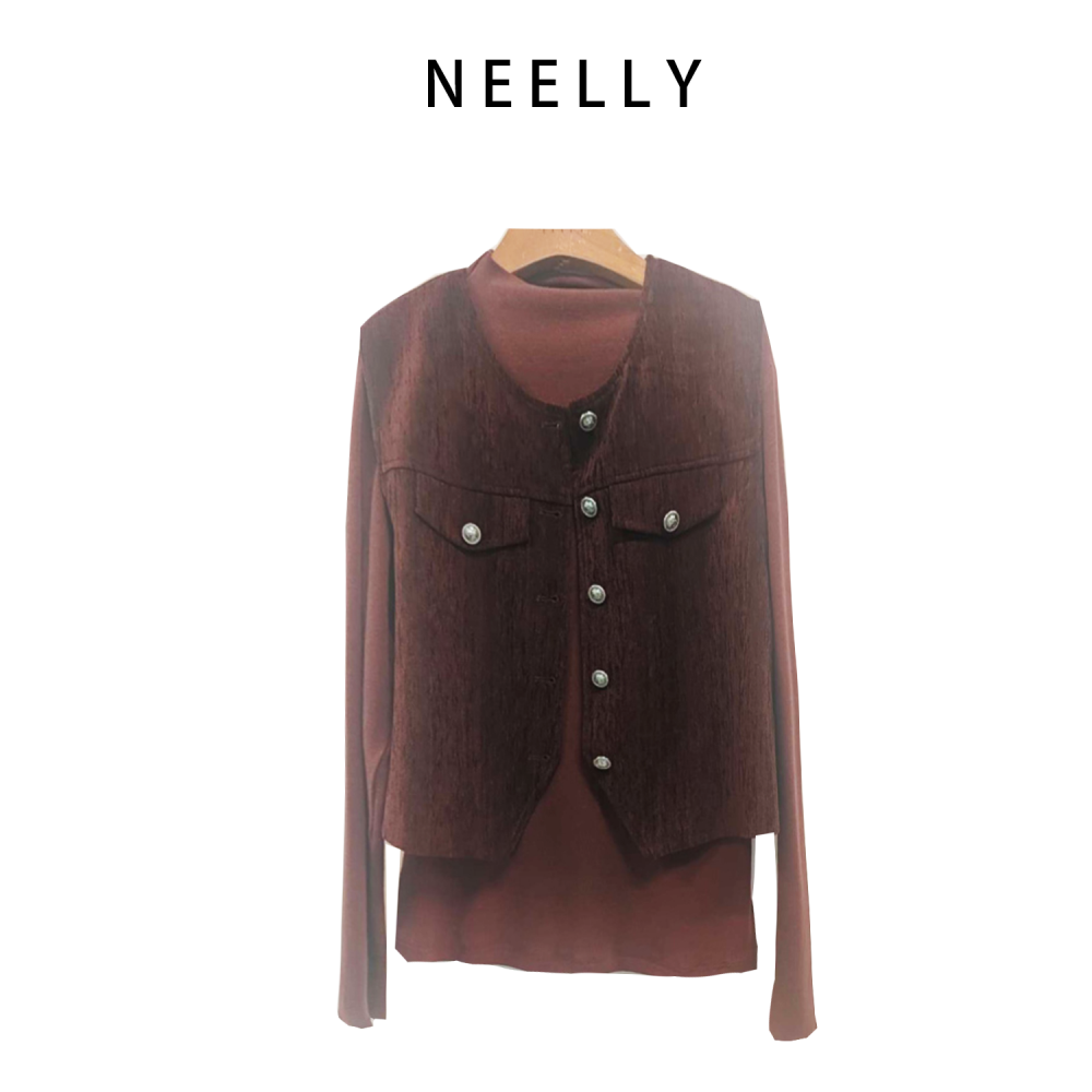 【开心专属】NEELLY商场同款时尚套装N24084R06626