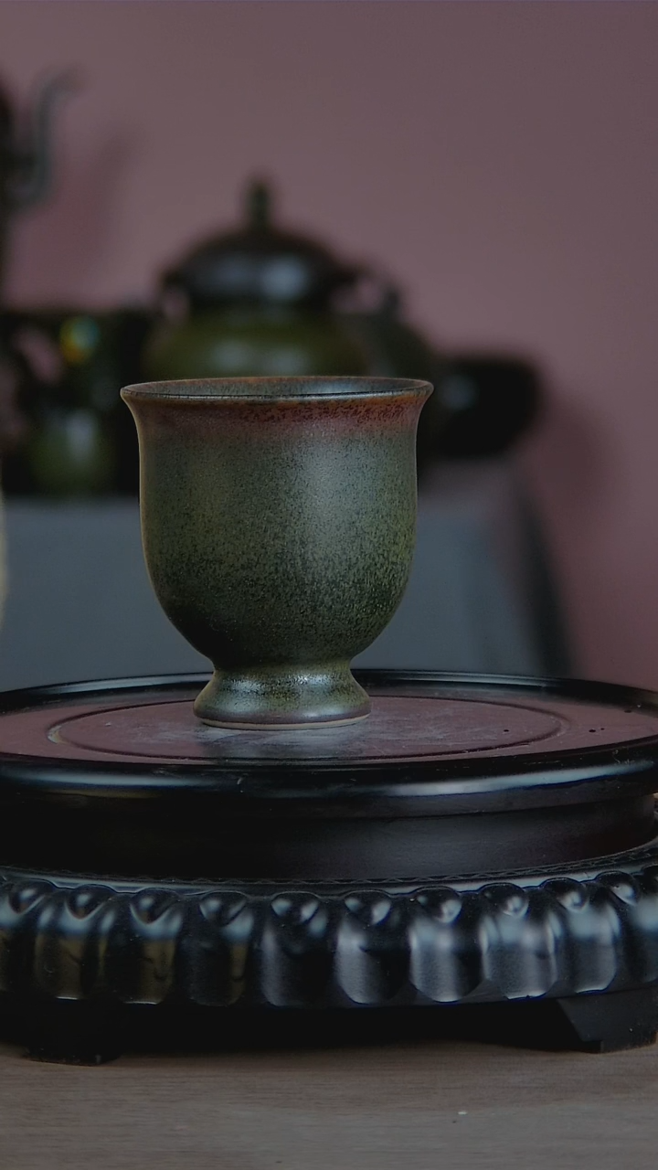 景韵堂仿清茶叶末釉