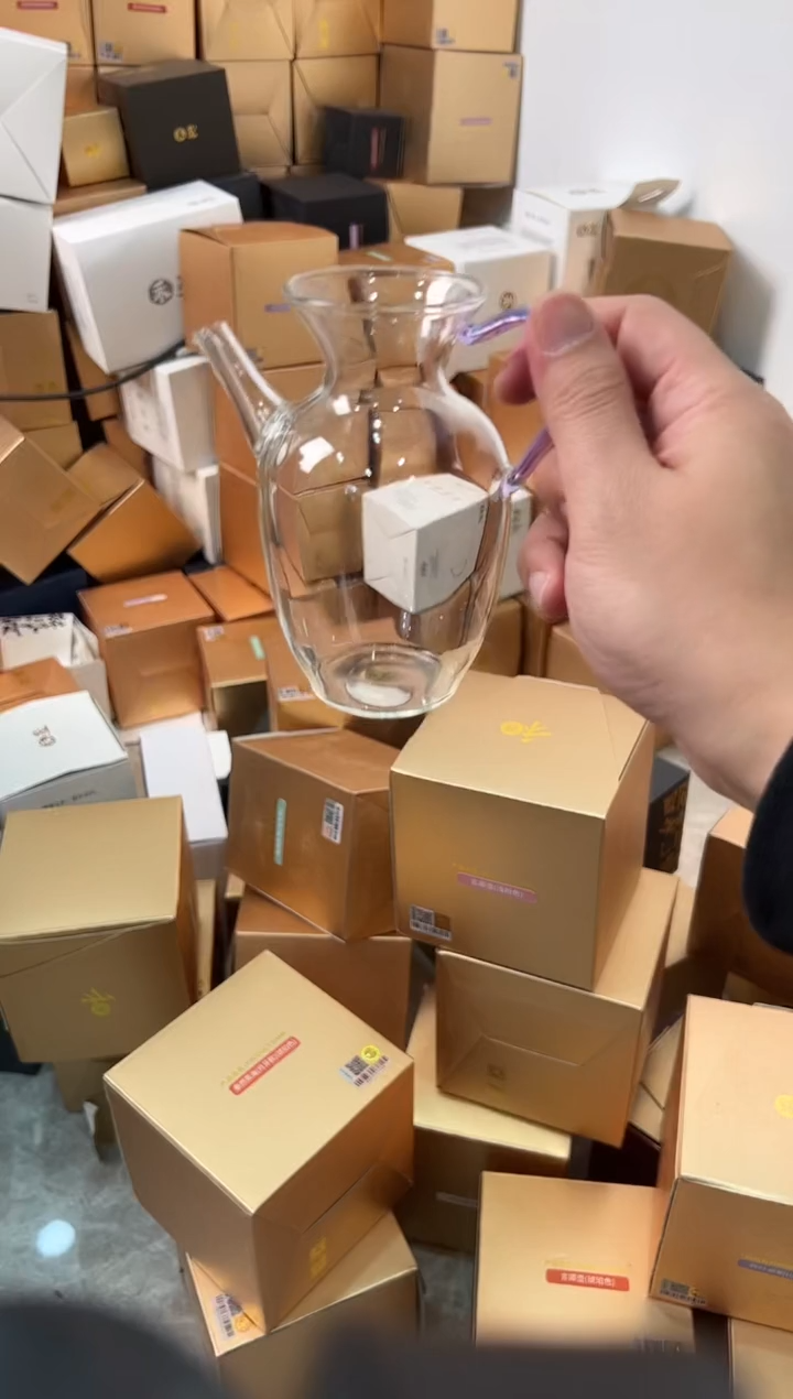 【闪购商品】茶盏@@禾墨仿宋执壶 浅紫色