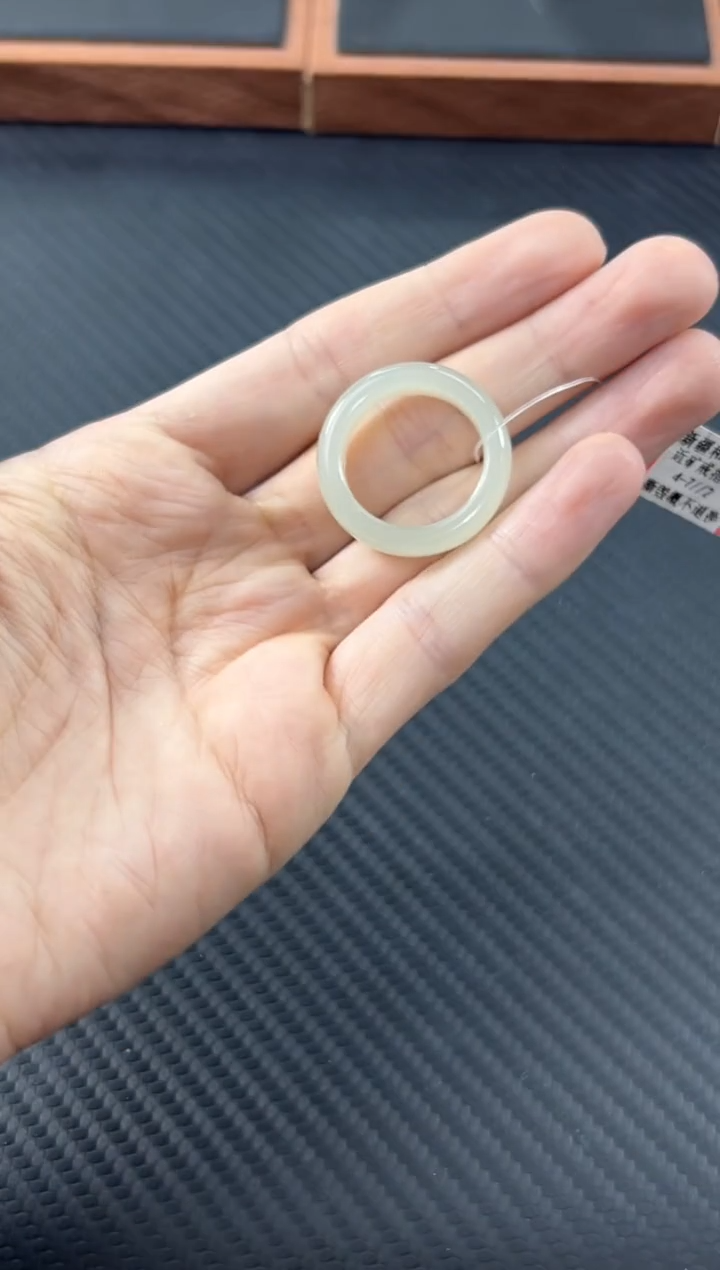 和田玉戒圈未镶嵌近矿20+戒圈